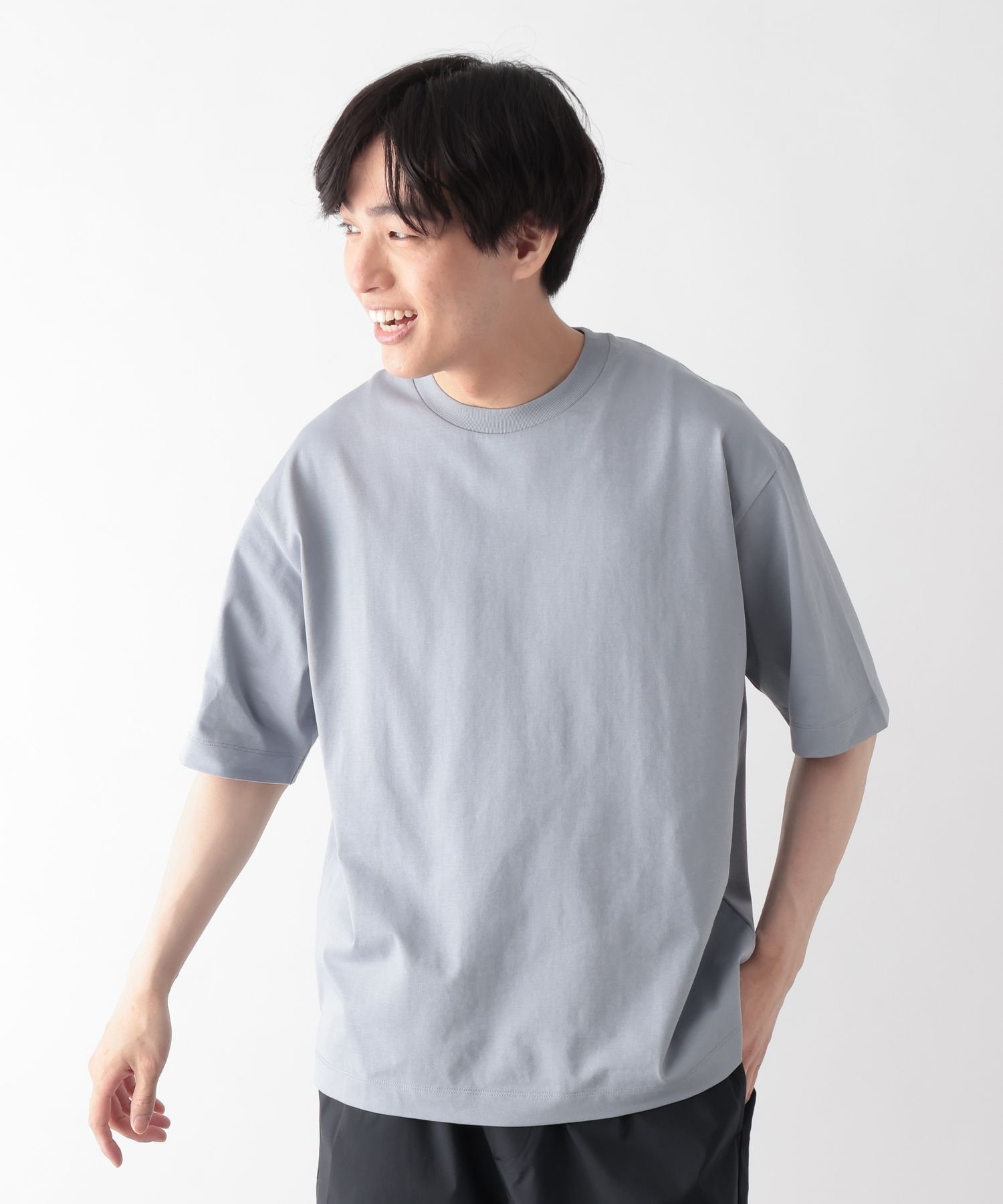 【グローバルワーク/GLOBAL WORK / MEN】の汗ジミ軽減クリーンT/638502 インテリア・キッズ・メンズ・レディースファッション・服の通販 founy(ファウニー) 　ファッション　Fashion　メンズファッション　Fashion for Men　おすすめ　Recommended / Our Picks　シンプル　Simple, Minimal　ジャケット　Jacket, Outerwear　リラックス　Relax, Relaxed Fit　夏　Summer　ミストブルー12|ID: prp329100004984785 ipo3291000000037370389