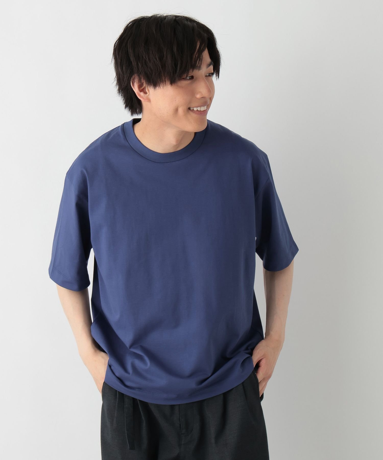 【グローバルワーク/GLOBAL WORK / MEN】の汗ジミ軽減クリーンT/638502 インテリア・キッズ・メンズ・レディースファッション・服の通販 founy(ファウニー) 　ファッション　Fashion　メンズファッション　Fashion for Men　おすすめ　Recommended / Our Picks　シンプル　Simple, Minimal　ジャケット　Jacket, Outerwear　リラックス　Relax, Relaxed Fit　夏　Summer　ブルー86|ID: prp329100004984785 ipo3291000000037370392