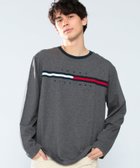 【トミーヒルフィガー/TOMMY HILFIGER】の【オンライン限定】トミーヒルフィガーロゴロングスリーブTシャツ / TINO TEE 大人の最旬トレンドファッション＆コーディネート founy(ファウニー) ファッション Fashion レディースファッション Fashion for Women トップス・カットソー Cut & Sew Tops シャツ・ブラウス・オフィスカジュアル Elegant Blouses & Button-Ups ロングTシャツ・Tシャツ Longline T-Shirts & Tees アメリカン American Style インナー Innerwear クラシック Classic, Timeless Style デニム Denim, Jeans Material 人気 Popular, Best Seller 長袖 Long Sleeve, Full Sleeve ボトム Bottoms, Lower Wear モダン Modern, Contemporary モチーフ Motif, Design Theme リラックス Relax, Relaxed Fit ルーズ Loose, Oversized ゴルフ Golf thumbnail グレーP7D|ID: prp329100004984789 ipo3291000000037340797