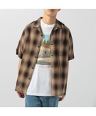 【ニコアンド/niko and / MEN】の【PENDLETON(ペンドルトン)】別注コットンレーヨンオープンカラーシャツ ブラウン50|ID: prp329100004984798 ipo3291000000037340827