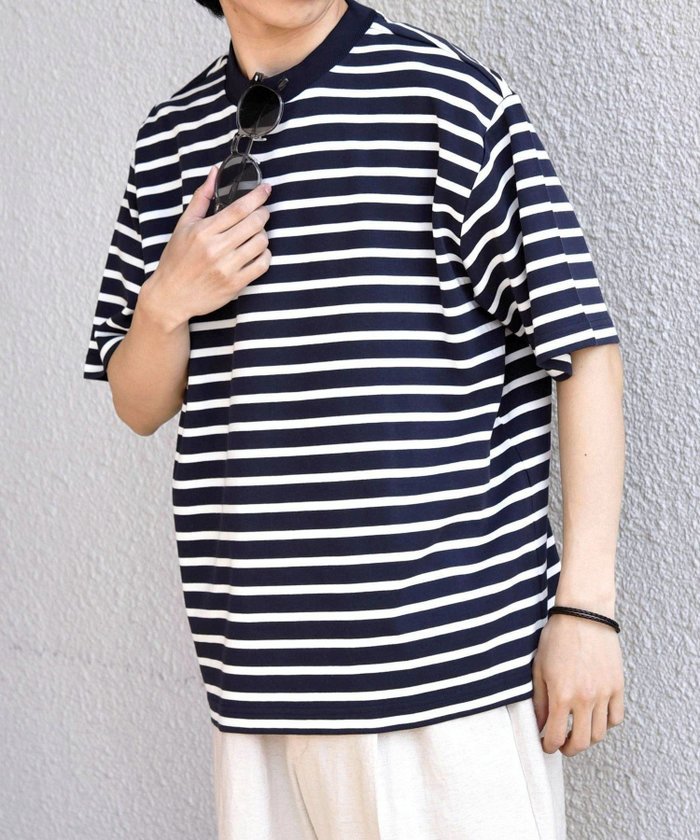 【シップス/SHIPS / MEN】のSHIPS any 洗濯機可能 デザイン リブ ベーシック ボーダー Tシャツ インテリア・キッズ・メンズ・レディースファッション・服の通販 founy(ファウニー) https://founy.com/ ファッション Fashion メンズファッション Fashion for Men インナー Innerwear ジャケット Jacket, Outerwear セットアップ Set-Up, Coordinated Outfit バランス Balance, Style Balance ブルゾン Blouson, Bomber Jacket ベーシック Basic, Essential ボーダー Border, Stripe リラックス Relax, Relaxed Fit おすすめ Recommended / Our Picks エレガント 上品 Elegant |ID: prp329100004984807 ipo3291000000037340859