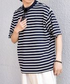 【シップス/SHIPS / MEN】のSHIPS any 洗濯機可能 デザイン リブ ベーシック ボーダー Tシャツ ネイビー|ID: prp329100004984807 ipo3291000000037340860