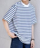 【シップス/SHIPS / MEN】のSHIPS any 洗濯機可能 デザイン リブ ベーシック ボーダー Tシャツ ホワイト|ID: prp329100004984807 ipo3291000000037340861