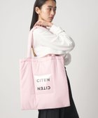 【シテン/CITEN】のパデッド クリア ロゴ トートバッグ 大人の最旬トレンドファッション＆コーディネート founy(ファウニー) ファッション Fashion レディースファッション Fashion for Women バッグ Bags 人気 Popular, Best Seller フィット Fit, Slim Fit プリント Print, Printed Pattern ポケット Pocket, Pocket Detail A/W・秋冬 Autumn/Winter ビジネス 仕事 通勤 Business / Work / Commuting thumbnail LT.PINK|ID: prp329100004984823 ipo3291000000037340940