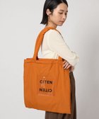 【シテン/CITEN】のパデッド クリア ロゴ トートバッグ 大人の最旬トレンドファッション＆コーディネート founy(ファウニー) ファッション Fashion レディースファッション Fashion for Women バッグ Bags 人気 Popular, Best Seller フィット Fit, Slim Fit プリント Print, Printed Pattern ポケット Pocket, Pocket Detail A/W・秋冬 Autumn/Winter ビジネス 仕事 通勤 Business / Work / Commuting thumbnail ORANGE|ID: prp329100004984823 ipo3291000000037340943