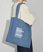 【シテン/CITEN】のパデッド クリア ロゴ トートバッグ 大人の最旬トレンドファッション＆コーディネート founy(ファウニー) ファッション Fashion レディースファッション Fashion for Women バッグ Bags 人気 Popular, Best Seller フィット Fit, Slim Fit プリント Print, Printed Pattern ポケット Pocket, Pocket Detail A/W・秋冬 Autumn/Winter ビジネス 仕事 通勤 Business / Work / Commuting thumbnail COBALT|ID: prp329100004984823 ipo3291000000037340948