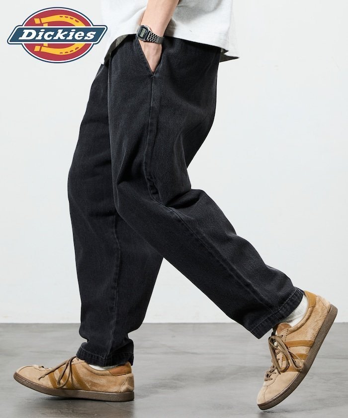 【フリークスストア/FREAK'S STORE】のDickies×FREAK S STORE ディッキーズ 別注 ワイドテーパードシルエット ツータック ワークパンツ 【限定展開】 大人の最旬トレンドファッション＆コーディネート founy(ファウニー) 　ファッション　Fashion　メンズファッション　Fashion for Men　ボトムス　Bottoms　2026年　2026　2026春夏・S/S　Spring/Summer 2026 SS26　おすすめ　Recommended / Our Picks　シンプル　Simple, Minimal　スニーカー　Sneakers, Trainers　ツイル　Twist, Twisted Detail　デニム　Denim, Jeans Material　パーカー　Hoodie, Parka　ワイド　Wide, Wide Fit　ワーク　Workwear, Utility Style　人気　Popular, Best Seller　別注　Limited Edition, Custom Order　夏　Summer　S/S・春夏　SS, Spring/Summer, Warm Season　無地　Plain, Solid Color　 other-1|ID: prp329100004984832 ipo3291000000037340991