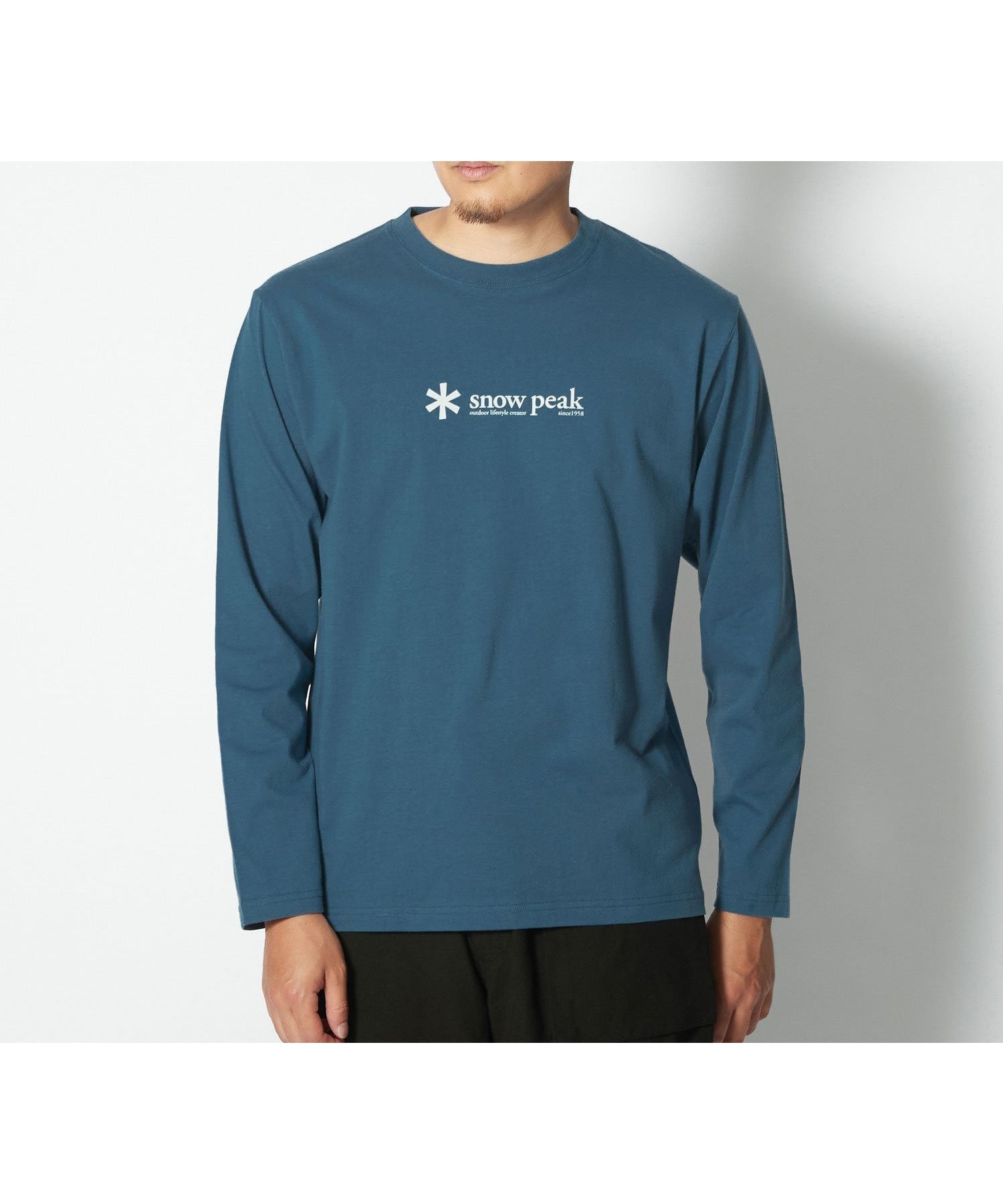 【スノーピーク/SNOW PEAK】のSoft Cotton Logo Long Sleeve T-Shirt インテリア・キッズ・メンズ・レディースファッション・服の通販 founy(ファウニー) 　ファッション　Fashion　レディースファッション　Fashion for Women　トップス・カットソー　Cut & Sew Tops　シャツ・ブラウス・オフィスカジュアル　Elegant Blouses & Button-Ups　ロングTシャツ・Tシャツ　Longline T-Shirts & Tees　オレンジ　Orange　カーディガン　Cardigan, Knitwear　シンプル　Simple, Minimal　ジャケット　Jacket, Outerwear　パーカー　Hoodie, Parka　フィット　Fit, Slim Fit　プリント　Print, Printed Pattern　ベスト　Vest, Waistcoat　ベーシック　Basic, Essential　ボトム　Bottoms, Lower Wear　半袖　Short Sleeve, Half Sleeve　2024年　2024　2024春夏・S/S　Spring/Summer 2024 SS24　Slateblue|ID: prp329100004984835 ipo3291000000037341006