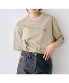 【カルバンクライン/Calvin Klein】の【公式ショップ】 カルバンクライン Tシャツ(2枚パック) - ユニセックスショートスリーブTシャツ Calvin Klein Jeans 4RAB217 大人の最旬トレンドファッション＆コーディネート founy(ファウニー) ファッション Fashion レディースファッション Fashion for Women トップス・カットソー Cut & Sew Tops シャツ・ブラウス・オフィスカジュアル Elegant Blouses & Button-Ups ロングTシャツ・Tシャツ Longline T-Shirts & Tees 定番 Standard, Basic Item ボトム Bottoms, Lower Wear モノトーン Monotone, Black and White リラックス Relax, Relaxed Fit ワイド Wide, Wide Fit ワンポイント One Point, Statement Accent thumbnail ホワイト/ベージュ|ID: prp329100004984841 ipo3291000000037341041