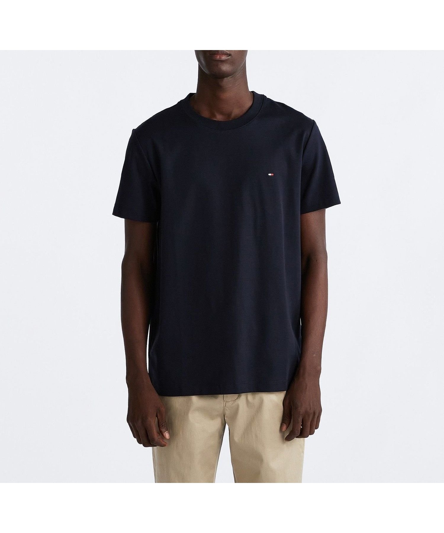 【トミーヒルフィガー/TOMMY HILFIGER / MEN】のラグジュアリーインターロックTシャツ インテリア・キッズ・メンズ・レディースファッション・服の通販 founy(ファウニー) 　ファッション　Fashion　メンズファッション　Fashion for Men　アメリカン　American Style　クラシック　Classic, Timeless Style　ゴルフ　Golf　シンプル　Simple, Minimal　スマート　Smart, Elegant　デニム　Denim, Jeans Material　トレンド　Trend, Trending Now　モダン　Modern, Contemporary　人気　Popular, Best Seller　ネイビーDW5|ID: prp329100004984848 ipo3291000000037393627