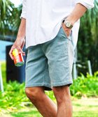 【ジギーズショップ/JIGGYS SHOP / MEN】のストレッチ ツイル 短パン ショートパンツ ハーフパンツ 26SS コーデュロイブルー|ID: prp329100004984863 ipo3291000000037341144