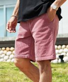 【ジギーズショップ/JIGGYS SHOP / MEN】のストレッチ ツイル 短パン ショートパンツ ハーフパンツ 26SS コーデュロイピンク|ID: prp329100004984863 ipo3291000000037341157