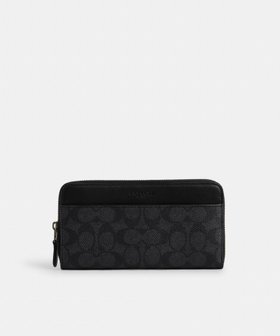 【コーチ/COACH / MEN】の【公式】アコーディオン ウォレット・シグネチャー キャンバス 大人の最旬トレンドファッション＆コーディネート founy(ファウニー) ファッション Fashion メンズファッション Fashion for Men iPhone アイフォーン iPhone キャンバス Canvas, Canvas Fabric シューズ Shoes, Footwear ジップ Zip, Zipper ポケット Pocket, Pocket Detail メンズ Men's, Menswear 財布 Wallet, Purse |ID:prp329100004984866