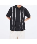 【ジャーナルスタンダード/JOURNAL STANDARD / MEN】のFRED PERRY / フレッドペリー 別注 ストライプ ピケ ポロシャツ 大人の最旬トレンドファッション＆コーディネート founy(ファウニー) ファッション Fashion メンズファッション Fashion for Men 鹿の子 Piqué, Kanoko Fabric ストライプ Stripe, Striped Pattern バランス Balance, Style Balance フィット Fit, Slim Fit ベスト Vest, Waistcoat ポロシャツ Polo Shirt, Collared Tee 別注 Limited Edition, Custom Order リラックス Relax, Relaxed Fit thumbnail ブラック|ID: prp329100004984874 ipo3291000000037341232