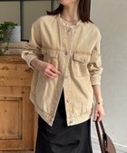 【ゼヴォン/Thevon】のノーカラーフリンジGジャン 大人の最旬トレンドファッション＆コーディネート founy(ファウニー) ファッション Fashion レディースファッション Fashion for Women アウター Coat / Outerwear Collection インナー Innerwear 春 Spring トレンド Trend, Trending Now 定番 Standard, Basic Item フェミニン Feminine, Girly フリンジ Fringe, Tassel プリーツ Pleats, Pleated 再入荷 Restock / Back in Stock おすすめ Recommended / Our Picks 2026年 2026 2026春夏・S/S Spring/Summer 2026 SS26 thumbnail ベージュ|ID: prp329100004984899 ipo3291000000037341361