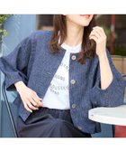 【リフレクト/Reflect】のツイードノーカラージャケット 大人の最旬トレンドファッション＆コーディネート founy(ファウニー) ファッション Fashion レディースファッション Fashion for Women アウター Coat / Outerwear Collection レディースジャケット・軽アウター Jackets ノーカラージャケット / シンプル上品コーデ Collarless Jackets コンパクト Compact, Small Size ジャケット Jacket, Outerwear ストレッチ Stretch, Stretchy Fabric スマート Smart, Elegant ツイード Twill, Twill Weave バランス Balance, Style Balance フォルム Silhouette, Form ボックス Boxy, Box Shape ポケット Pocket, Pocket Detail メッシュ Mesh, Net Fabric エレガント 上品 Elegant 夏 Summer thumbnail ネイビー|ID: prp329100004984907 ipo3291000000037341395