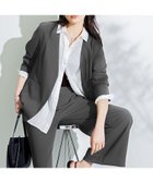 【インディヴィ/INDIVI】の【さらに軽く軽快!/着る日傘】ノーカラージャケット 大人の最旬トレンドファッション＆コーディネート founy(ファウニー) ファッション Fashion レディースファッション Fashion for Women アウター Coat / Outerwear Collection レディースジャケット・軽アウター Jackets ノーカラージャケット / シンプル上品コーデ Collarless Jackets レイングッズ・傘・晴雨兼用傘 Umbrellas & Rain Gear インナー Innerwear カットソー Cut and Sewn Top カーディガン Cardigan, Knitwear ジャケット Jacket, Outerwear ジョーゼット Georgette, Semi-Sheer Fabric ストレッチ Stretch, Stretchy Fabric スマート Smart, Elegant セットアップ Set-Up, Coordinated Outfit ドレープ Drape, Draping Fabric バランス Balance, Style Balance フロント Front, Front Design ポケット Pocket, Pocket Detail 日傘 Parasol, UV Umbrella 夏 Summer エレガント 上品 Elegant ビジネス 仕事 通勤 Business / Work / Commuting thumbnail チャコールグレー|ID: prp329100004984911 ipo3291000000037373140