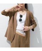 【インディヴィ/INDIVI】の【さらに軽く軽快!/着る日傘】ノーカラージャケット 大人の最旬トレンドファッション＆コーディネート founy(ファウニー) ファッション Fashion レディースファッション Fashion for Women アウター Coat / Outerwear Collection レディースジャケット・軽アウター Jackets ノーカラージャケット / シンプル上品コーデ Collarless Jackets レイングッズ・傘・晴雨兼用傘 Umbrellas & Rain Gear インナー Innerwear カットソー Cut and Sewn Top カーディガン Cardigan, Knitwear ジャケット Jacket, Outerwear ジョーゼット Georgette, Semi-Sheer Fabric ストレッチ Stretch, Stretchy Fabric スマート Smart, Elegant セットアップ Set-Up, Coordinated Outfit ドレープ Drape, Draping Fabric バランス Balance, Style Balance フロント Front, Front Design ポケット Pocket, Pocket Detail 日傘 Parasol, UV Umbrella 夏 Summer エレガント 上品 Elegant ビジネス 仕事 通勤 Business / Work / Commuting thumbnail モカブラウン|ID: prp329100004984911 ipo3291000000037373141