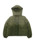 【エックスガール/X-girl】のFADED 2WAY PADDED JACKET 大人の最旬トレンドファッション＆コーディネート founy(ファウニー) ファッション Fashion レディースファッション Fashion for Women アウター Coat / Outerwear Collection レディースジャケット・軽アウター Jackets グラデーション Gradient, Ombre コンパクト Compact, Small Size ジャケット Jacket, Outerwear ドローコード Drawcord, Drawstring Cord 長袖 Long Sleeve, Full Sleeve ベスト Vest, Waistcoat ミニスカート Mini Skirt, Short Skirt ラバー Rubber, Rubber Sole 冬 Winter / This Winter thumbnail OLIVE|ID: prp329100004984912 ipo3291000000037341426