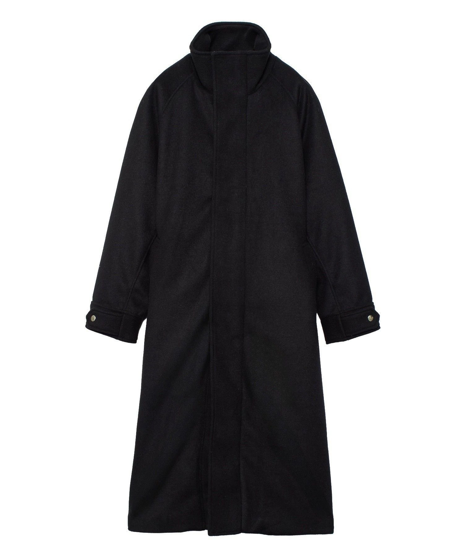 【エックスガール/X-girl】のSTAND COLLAR LONG COAT インテリア・キッズ・メンズ・レディースファッション・服の通販 founy(ファウニー) 　ファッション　Fashion　レディースファッション　Fashion for Women　アウター　Coat / Outerwear Collection　コート・ロングコート・ピーコート　Long Coats, Peacoats & More　アクリル　Acrylic Material　コンパクト　Compact, Small Size　スタンド　Stand Collar, Upright Stand　長袖　Long Sleeve, Full Sleeve　ベーシック　Basic, Essential　レオパード　Leopard, Animal Print　ロング　Long, Long-Length　冬　Winter / This Winter　BLACK|ID: prp329100004984913 ipo3291000000037341428