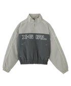 【エックスガール/X-girl】のX-girl LOGO EMBROIDERY JACKET 大人の最旬トレンドファッション＆コーディネート founy(ファウニー) ファッション Fashion レディースファッション Fashion for Women アウター Coat / Outerwear Collection レディースジャケット・軽アウター Jackets 切替 Switching, Contrast Panel ジャケット Jacket, Outerwear 長袖 Long Sleeve, Full Sleeve バランス Balance, Style Balance フロント Front, Front Design リップ Lip, Lip Motif ルーズ Loose, Oversized 冬 Winter / This Winter A/W・秋冬 Autumn/Winter おすすめ Recommended / Our Picks thumbnail LtBLUE|ID: prp329100004984914 ipo3291000000037341433