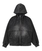 【エックスガール/X-girl】のARCH LOGO HOODED JACKET 大人の最旬トレンドファッション＆コーディネート founy(ファウニー) ファッション Fashion レディースファッション Fashion for Women アウター Coat / Outerwear Collection レディースジャケット・軽アウター Jackets コンパクト Compact, Small Size ジャケット Jacket, Outerwear 長袖 Long Sleeve, Full Sleeve パッチ Patch, Appliqué フロント Front, Front Design ポケット Pocket, Pocket Detail ミニスカート Mini Skirt, Short Skirt ロング Long, Long-Length ワーク Workwear, Utility Style A/W・秋冬 Autumn/Winter thumbnail BLACK|ID: prp329100004984916 ipo3291000000037341438