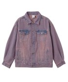 【エックスガール/X-girl】のCURSIVE LOGO DENIM JACKET 大人の最旬トレンドファッション＆コーディネート founy(ファウニー) ファッション Fashion レディースファッション Fashion for Women アウター Coat / Outerwear Collection レディースジャケット・軽アウター Jackets ガーリー Girly, Feminine Style ジャケット Jacket, Outerwear セットアップ Set-Up, Coordinated Outfit デニム Denim, Jeans Material 長袖 Long Sleeve, Full Sleeve ベーシック Basic, Essential ミニスカート Mini Skirt, Short Skirt ロング Long, Long-Length おすすめ Recommended / Our Picks thumbnail PINK|ID: prp329100004984919 ipo3291000000037341448