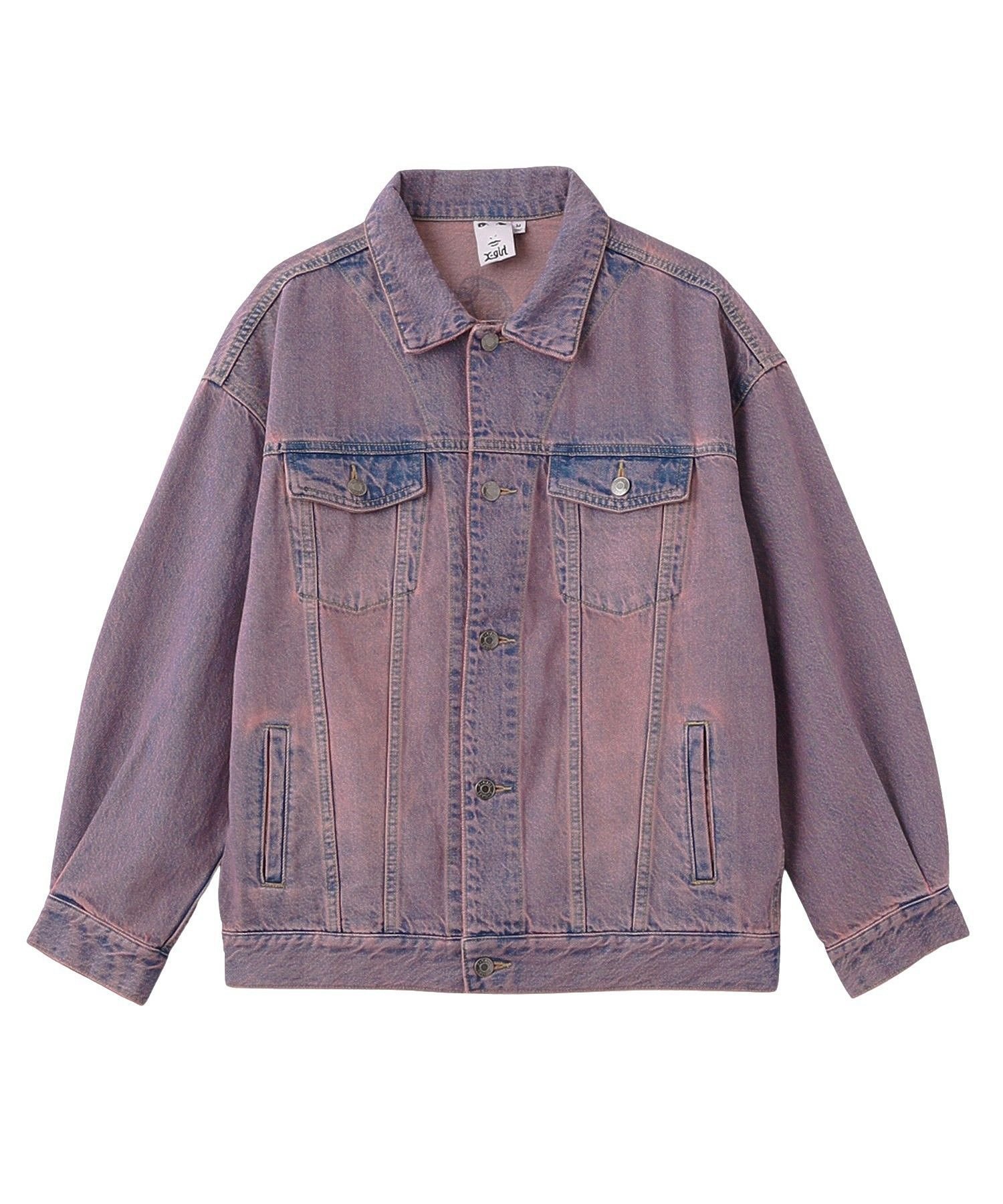 【エックスガール/X-girl】のCURSIVE LOGO DENIM JACKET インテリア・キッズ・メンズ・レディースファッション・服の通販 founy(ファウニー) 　ファッション　Fashion　レディースファッション　Fashion for Women　アウター　Coat / Outerwear Collection　レディースジャケット・軽アウター　Jackets　ガーリー　Girly, Feminine Style　ジャケット　Jacket, Outerwear　セットアップ　Set-Up, Coordinated Outfit　デニム　Denim, Jeans Material　長袖　Long Sleeve, Full Sleeve　ベーシック　Basic, Essential　ミニスカート　Mini Skirt, Short Skirt　ロング　Long, Long-Length　おすすめ　Recommended / Our Picks　PINK|ID: prp329100004984919 ipo3291000000037341448