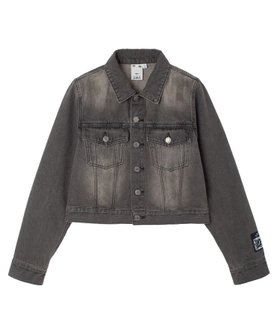 【エックスガール/X-girl】のFADED FACE LABEL COMPACT DENIM JACKET 大人の最旬トレンドファッション＆コーディネート founy(ファウニー) ファッション Fashion レディースファッション Fashion for Women アウター Coat / Outerwear Collection レディースジャケット・軽アウター Jackets オイル Body Oil コンパクト Compact, Small Size ジャケット Jacket, Outerwear セットアップ Set-Up, Coordinated Outfit デニム Denim, Jeans Material トレンド Trend, Trending Now 長袖 Long Sleeve, Full Sleeve ベーシック Basic, Essential おすすめ Recommended / Our Picks |ID:prp329100004984920