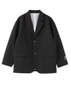 【エックスガール/X-girl】のFACE LABEL TAILORED JACKET 大人の最旬トレンドファッション＆コーディネート founy(ファウニー) ファッション Fashion レディースファッション Fashion for Women アウター Coat / Outerwear Collection レディースジャケット・軽アウター Jackets シンプル Simple, Minimal ストライプ Stripe, Striped Pattern デニム Denim, Jeans Material トレンド Trend, Trending Now 定番 Standard, Basic Item 長袖 Long Sleeve, Full Sleeve バランス Balance, Style Balance ミニスカート Mini Skirt, Short Skirt 無地 Plain, Solid Color ルーズ Loose, Oversized ワンポイント One Point, Statement Accent おすすめ Recommended / Our Picks thumbnail BLACK|ID: prp329100004984921 ipo3291000000037341454