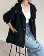 【リエディ/Re:EDIT】のマウンテンパーカー 大人の最旬トレンドファッション＆コーディネート founy(ファウニー) ファッション Fashion レディースファッション Fashion for Women トップス・カットソー Cut & Sew Tops レディースパーカー・カジュアルフーディー Casual Hoodies & Sweatshirts アウトドア Outdoor Clothing インナー Innerwear シンプル Simple, Minimal スウェット / スエット Sweatshirt, Sweatwear パーカー Hoodie, Parka フォルム Silhouette, Form 軽量 Lightweight, Ultra Light thumbnail ブラック|ID: prp329100004984929 ipo3291000000037341505