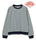 【ビームス ウイメン/BEAMS】のDANTON / ストライプ ロングスリーブ Tシャツ 大人の最旬トレンドファッション＆コーディネート founy(ファウニー) ファッション Fashion レディースファッション Fashion for Women トップス・カットソー Cut & Sew Tops シャツ・ブラウス・オフィスカジュアル Elegant Blouses & Button-Ups ロングTシャツ・Tシャツ Longline T-Shirts & Tees インナー Innerwear カーディガン Cardigan, Knitwear シンプル Simple, Minimal ジャケット Jacket, Outerwear ストライプ Stripe, Striped Pattern スリーブ Sleeve, Long Sleeve / Short Sleeve デニム Denim, Jeans Material フランス France, French ボトム Bottoms, Lower Wear リラックス Relax, Relaxed Fit ルーズ Loose, Oversized ロング Long, Long-Length ワーク Workwear, Utility Style エレガント 上品 Elegant thumbnail 2606_BLUE*GREY|ID: prp329100004984940 ipo3291000000037341572