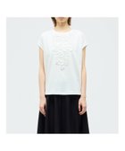 【マーコート/MARcourt】のmizuiro ind フレンチスリーブフリルプルオーバー 大人の最旬トレンドファッション＆コーディネート founy(ファウニー) ファッション Fashion レディースファッション Fashion for Women トップス・カットソー Cut & Sew Tops カジュアルプルオーバー・ニットトップス Pullovers & Knit Tops / Casual Pullovers カットソー Cut and Sewn Top シンプル Simple, Minimal スリーブ Sleeve, Long Sleeve / Short Sleeve フリル Frill, Ruffle フレンチ French, French Style フロント Front, Front Design ポケット Pocket, Pocket Detail エレガント 上品 Elegant 人気 Popular, Best Seller 今季 This Season, Current Season A/W・秋冬 Autumn/Winter thumbnail オフホワイト|ID: prp329100004984949 ipo3291000000037341633