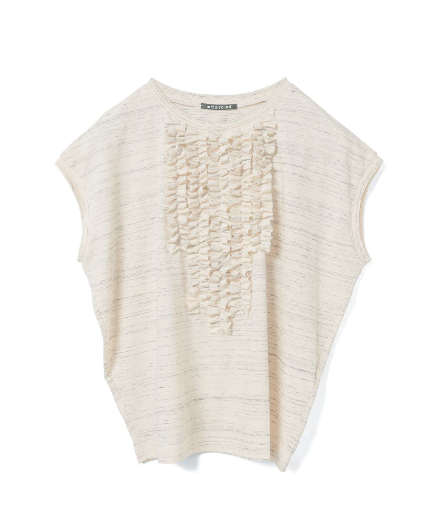 【マーコート/MARcourt】のmizuiro ind フレンチスリーブフリルプルオーバー インテリア・キッズ・メンズ・レディースファッション・服の通販 founy(ファウニー) 　ファッション　Fashion　レディースファッション　Fashion for Women　トップス・カットソー　Cut & Sew Tops　カジュアルプルオーバー・ニットトップス　Pullovers & Knit Tops / Casual Pullovers　カットソー　Cut and Sewn Top　シンプル　Simple, Minimal　スリーブ　Sleeve, Long Sleeve / Short Sleeve　フリル　Frill, Ruffle　フレンチ　French, French Style　フロント　Front, Front Design　ポケット　Pocket, Pocket Detail　エレガント 上品　Elegant　人気　Popular, Best Seller　今季　This Season, Current Season　A/W・秋冬　Autumn/Winter　オートミール|ID: prp329100004984949 ipo3291000000037341634