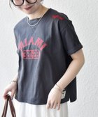 【シップス/SHIPS】の【SHIPS any別注】Collegiate Pacific 洗濯機可能 V ガゼット プリント 刺繍 Tシャツ 大人の最旬トレンドファッション＆コーディネート founy(ファウニー) ファッション Fashion レディースファッション Fashion for Women トップス・カットソー Cut & Sew Tops シャツ・ブラウス・オフィスカジュアル Elegant Blouses & Button-Ups ロングTシャツ・Tシャツ Longline T-Shirts & Tees ヴィンテージ Vintage Style キャラクター Character, Licensed Characters 今季 This Season, Current Season 定番 Standard, Basic Item 猫 Cat, Kitty フェルト Felt, Felt Fabric プリント Print, Printed Pattern 別注 Limited Edition, Custom Order モチーフ Motif, Design Theme 2026年 2026 2026春夏・S/S Spring/Summer 2026 SS26 thumbnail チャコールグレー|ID: prp329100004984951 ipo3291000000037341643