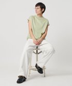 【ビューティ&ユース ユナイテッドアローズ/BEAUTY&YOUTH / UNITED ARROWS】のクルーネック フレンチスリーブ カットソー 大人の最旬トレンドファッション＆コーディネート founy(ファウニー) ファッション Fashion レディースファッション Fashion for Women トップス・カットソー Cut & Sew Tops カットソー・ベーシックTシャツ Cut-and-Sewn Tops / Stretch Tees & Basics カットソー Cut and Sewn Top キャミワンピース Cami Dress, Slip Dress シンプル Simple, Minimal スリーブ Sleeve, Long Sleeve / Short Sleeve トレンド Trend, Trending Now 定番 Standard, Basic Item フレンチ French, French Style ボトム Bottoms, Lower Wear おすすめ Recommended / Our Picks 夏 Summer エレガント 上品 Elegant thumbnail LIME|ID: prp329100004984962 ipo3291000000037341702
