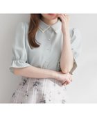 【クチュール ブローチ/Couture Brooch】の【通勤・洗える】配色ダブルカラー ブラウス 大人の最旬トレンドファッション＆コーディネート founy(ファウニー) ファッション Fashion レディースファッション Fashion for Women トップス・カットソー Cut & Sew Tops シャツ・ブラウス・オフィスカジュアル Elegant Blouses & Button-Ups 洗える Machine Washable シンプル Simple, Minimal ジャケット Jacket, Outerwear スマート Smart, Elegant ダブル Double, Double-Breasted チェック Check, Plaid, Tartan トレンド Trend, Trending Now パール Pearl, Pearl Accent フェミニン Feminine, Girly ボトム Bottoms, Lower Wear おすすめ Recommended / Our Picks ビジネス 仕事 通勤 Business / Work / Commuting 2026年 2026 2026春夏・S/S Spring/Summer 2026 SS26 thumbnail ミントグリーン|ID: prp329100004984967 ipo3291000000037341728