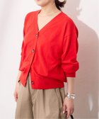 【ジャーナルスタンダード/JOURNAL STANDARD】の《追加2》ウォッシャブル Vカーディガン 大人の最旬トレンドファッション＆コーディネート founy(ファウニー) ファッション Fashion レディースファッション Fashion for Women トップス・カットソー Cut & Sew Tops カーディガン・羽織り Layered Style Cardigans おすすめ Recommended / Our Picks ウォッシャブル Machine Washable カーディガン Cardigan, Knitwear トレンド Trend, Trending Now バランス Balance, Style Balance 夏 Summer 羽織 Haori, Light Jacket thumbnail レッド|ID: prp329100004984976 ipo3291000000037341766