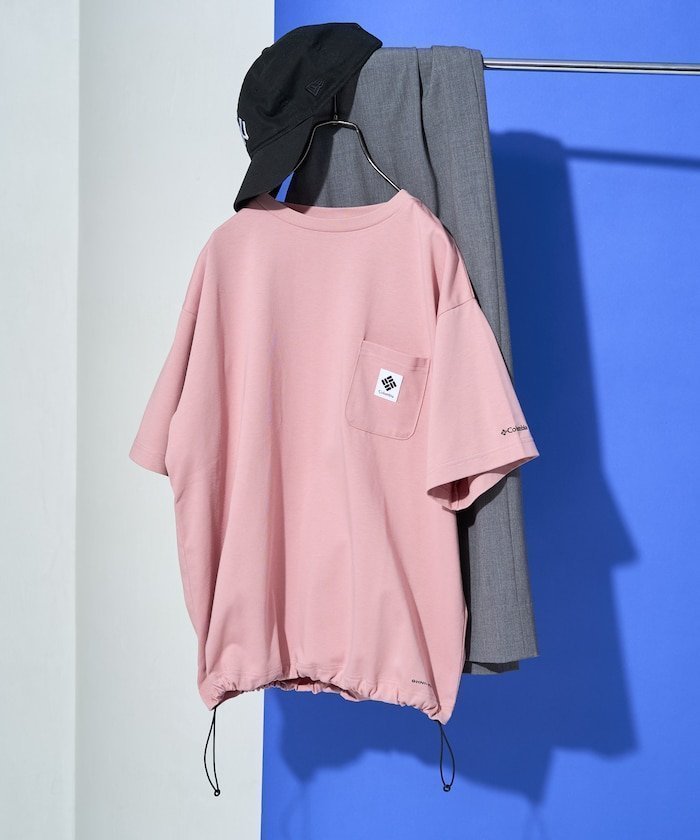 【フリークスストア/FREAK'S STORE】のW Imperial Park Tunic Tee インテリア・キッズ・メンズ・レディースファッション・服の通販 founy(ファウニー) 　ファッション　Fashion　レディースファッション　Fashion for Women　トップス・カットソー　Cut & Sew Tops　カットソー　Cut and Sewn Top　吸水　Absorbent, Quick-Dry　スペシャル　Special, Limited Edition　チュニック　Tunic, Long Top　ドローコード　Drawcord, Drawstring Cord　S/S・春夏　SS, Spring/Summer, Warm Season　夏　Summer　2026年　2026　2026春夏・S/S　Spring/Summer 2026 SS26　ピンク|ID: prp329100004984980 ipo3291000000037349808