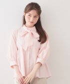 【インデックス/INDEX】のペプラムブラウス/ボウタイ取り外し可【洗濯機OK/イージーアイロン/防シワ】《XS~LL/8col》 大人の最旬トレンドファッション＆コーディネート founy(ファウニー) ファッション Fashion レディースファッション Fashion for Women トップス・カットソー Cut & Sew Tops シャツ・ブラウス・オフィスカジュアル Elegant Blouses & Button-Ups スマート Smart, Elegant デスク Desk, Work Desk フェミニン Feminine, Girly ペプラム Peplum, Flared Hem ループ Loop, Loop Knit ワーク Workwear, Utility Style thumbnail ライトピンク|ID: prp329100004984985 ipo3291000000037341827