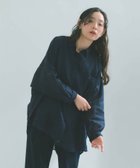 【スタディオ クリップ/studio CLIP】のラミーカルゼオーバーシャツ 大人の最旬トレンドファッション＆コーディネート founy(ファウニー) ファッション Fashion レディースファッション Fashion for Women トップス・カットソー Cut & Sew Tops シャツ・ブラウス・オフィスカジュアル Elegant Blouses & Button-Ups タンク Tank Top, Sleeveless Top デニム Denim, Jeans Material バランス Balance, Style Balance リラックス Relax, Relaxed Fit エレガント 上品 Elegant 夏 Summer thumbnail ネイビー88|ID: prp329100004984988 ipo3291000000037341866