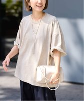 【フレームワーク/FRAMeWORK】のコンパクトインレーニュアンスTシャツ 大人の最旬トレンドファッション＆コーディネート founy(ファウニー) ファッション Fashion レディースファッション Fashion for Women トップス・カットソー Cut & Sew Tops シャツ・ブラウス・オフィスカジュアル Elegant Blouses & Button-Ups ロングTシャツ・Tシャツ Longline T-Shirts & Tees セットアップ Set-Up, Coordinated Outfit パターン Pattern, Design Print |ID:prp329100004984992