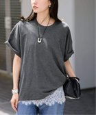 【フレームワーク/FRAMeWORK】のコンパクトインレーニュアンスTシャツ 大人の最旬トレンドファッション＆コーディネート founy(ファウニー) ファッション Fashion レディースファッション Fashion for Women トップス・カットソー Cut & Sew Tops シャツ・ブラウス・オフィスカジュアル Elegant Blouses & Button-Ups ロングTシャツ・Tシャツ Longline T-Shirts & Tees セットアップ Set-Up, Coordinated Outfit パターン Pattern, Design Print thumbnail グレー|ID: prp329100004984992 ipo3291000000037351906