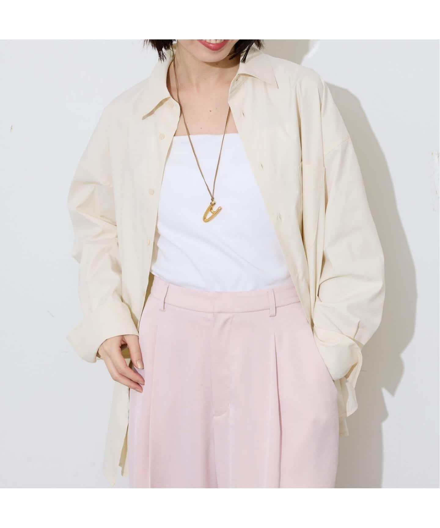 【スローブ イエナ/SLOBE IENA】の《UVカット》ポプリン2WAYシャツ インテリア・キッズ・メンズ・レディースファッション・服の通販 founy(ファウニー) 　ファッション　Fashion　レディースファッション　Fashion for Women　トップス・カットソー　Cut & Sew Tops　シャツ・ブラウス・オフィスカジュアル　Elegant Blouses & Button-Ups　2026年　2026　2026春夏・S/S　Spring/Summer 2026 SS26　カシュクール　Wrap Design　エレガント 上品　Elegant　夏　Summer　春　Spring　S/S・春夏　SS, Spring/Summer, Warm Season　ナチュラル|ID: prp329100004985014 ipo3291000000037341987