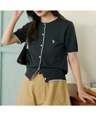 【フリークスストア/FREAK'S STORE】の接触冷感 別注 ショートスリーブ フェイクレイヤード カーディガン 限定展開 大人の最旬トレンドファッション＆コーディネート founy(ファウニー) ファッション Fashion レディースファッション Fashion for Women トップス・カットソー Cut & Sew Tops カーディガン・羽織り Layered Style Cardigans 2026年 2026 2026春夏・S/S Spring/Summer 2026 SS26 インナー Innerwear カーディガン Cardigan, Knitwear コンパクト Compact, Small Size ショート Short, Short Length スペシャル Special, Limited Edition スリーブ Sleeve, Long Sleeve / Short Sleeve ワンポイント One Point, Statement Accent エレガント 上品 Elegant 別注 Limited Edition, Custom Order 夏 Summer S/S・春夏 SS, Spring/Summer, Warm Season thumbnail チャコールグレー|ID: prp329100004985015 ipo3291000000037341996