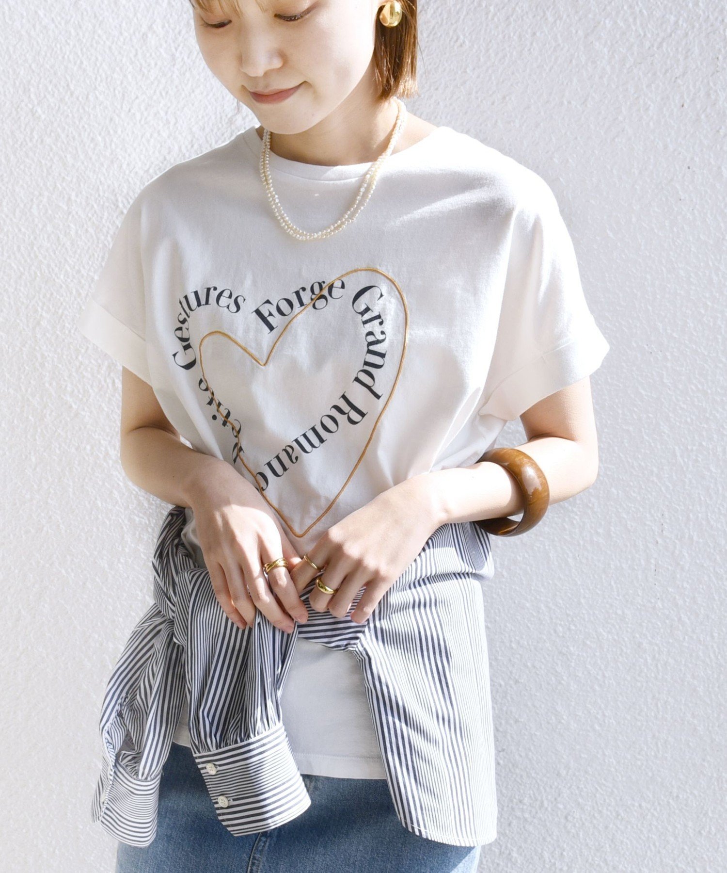 【シップス/SHIPS】の【WEB限定】 手洗い可能 バリエーション ロゴ 刺繍 プリントTEE インテリア・キッズ・メンズ・レディースファッション・服の通販 founy(ファウニー) 　ファッション　Fashion　レディースファッション　Fashion for Women　インナー　Innerwear　春　Spring　カーディガン　Cardigan, Knitwear　コンパクト　Compact, Small Size　シンプル　Simple, Minimal　ジャケット　Jacket, Outerwear　スタイリッシュ　Stylish, Fashionable　デニム　Denim, Jeans Material　なめらか　Smooth, Silky Texture　プリント　Print, Printed Pattern　モチーフ　Motif, Design Theme　リボン　Ribbon, Bow　おすすめ　Recommended / Our Picks　夏　Summer　2025年　2025　2025春夏・S/S　Spring/Summer 2025 SS25　ホワイト系|ID: prp329100004985019 ipo3291000000037342031