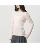 【ビューティ&ユース ユナイテッドアローズ/BEAUTY&YOUTH / UNITED ARROWS】のポリエステルコットンテレコ メローステッチ クルーネックカットソー 大人の最旬トレンドファッション＆コーディネート founy(ファウニー) ファッション Fashion レディースファッション Fashion for Women トップス・カットソー Cut & Sew Tops カットソー・ベーシックTシャツ Cut-and-Sewn Tops / Stretch Tees & Basics 春 Spring ジャケット Jacket, Outerwear スリット Slit, Slit Detail フェミニン Feminine, Girly エレガント 上品 Elegant thumbnail LT.PINK|ID: prp329100004985023 ipo3291000000037342057