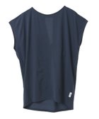 【ジュリエ/Julier】の【定番】ライトプライム バッククロスチュニック 大人の最旬トレンドファッション＆コーディネート founy(ファウニー) ファッション Fashion レディースファッション Fashion for Women トップス・カットソー Cut & Sew Tops コレクション Collection, Seasonal Line シンプル Simple, Minimal ストレッチ Stretch, Stretchy Fabric ドレープ Drape, Draping Fabric 定番 Standard, Basic Item 人気 Popular, Best Seller 半袖 Short Sleeve, Half Sleeve 無地 Plain, Solid Color ヨガ Yoga, Yoga Wear ランニング Running, Running Wear, Activewear, Jogging リラックス Relax, Relaxed Fit ワーク Workwear, Utility Style 夏 Summer エレガント 上品 Elegant thumbnail ネイビー|ID: prp329100004985025 ipo3291000000037342068