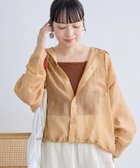 【コーエン/COEN】のシアーフーディーシャツ 大人の最旬トレンドファッション＆コーディネート founy(ファウニー) ファッション Fashion レディースファッション Fashion for Women トップス・カットソー Cut & Sew Tops シャツ・ブラウス・オフィスカジュアル Elegant Blouses & Button-Ups インナー Innerwear 厚底 Platform Shoes シアー Sheer, See-Through スニーカー Sneakers, Trainers デニム Denim, Jeans Material トレンド Trend, Trending Now ドローコード Drawcord, Drawstring Cord 長袖 Long Sleeve, Full Sleeve バランス Balance, Style Balance ボトム Bottoms, Lower Wear ポケット Pocket, Pocket Detail リラックス Relax, Relaxed Fit ロング Long, Long-Length おすすめ Recommended / Our Picks 夏 Summer 2026年 2026 2026春夏・S/S Spring/Summer 2026 SS26 thumbnail BEIGE|ID: prp329100004985034 ipo3291000000037342129