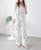 【ラジュール/Lajour】のフラワープリント ペプラムキャミ セットアップ 大人の最旬トレンドファッション＆コーディネート founy(ファウニー) ファッション Fashion レディースファッション Fashion for Women トップス・カットソー Cut & Sew Tops キャミソール&ノースリーブ Camisoles & Sleeveless Tops 花柄・フラワープリント・モチーフ Floral Prints & Motifs / Flower Pattern Tops キャミソール Camisole, Spaghetti Strap Top セットアップ Set-Up, Coordinated Outfit バランス Balance, Style Balance フェミニン Feminine, Girly フラワー Flower, Floral プリント Print, Printed Pattern ペプラム Peplum, Flared Hem リゾート Resort, Vacation Style リラックス Relax, Relaxed Fit ワイド Wide, Wide Fit エレガント 上品 Elegant 切替 Switching, Contrast Panel 夏 Summer thumbnail ホワイト|ID: prp329100004985038 ipo3291000000037342154